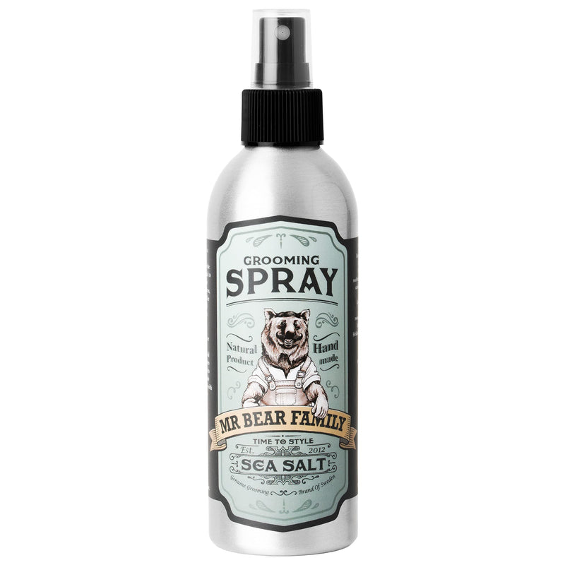 [Australia] - Sea Salt Spray for Hair Men – Flexible Hold Matte Finish Texturising Spray for Men – Revitalising Anti Dandruff Mens Hair Styling Spray for Volume Texture And Body – Springwood Scented 200ml 