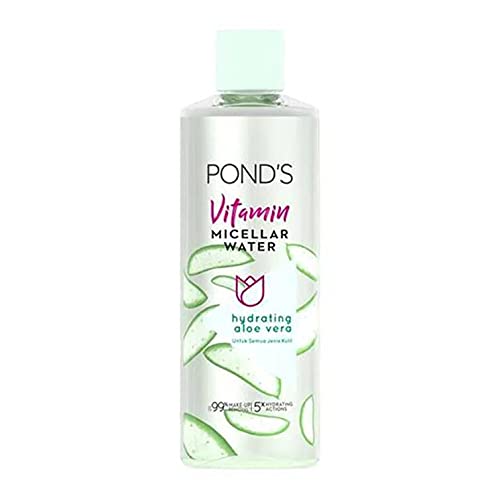 [Australia] - Pond's Hydrating Aloe Micellar Cleansing Water, Face and Eye Make-Up Remover 100ml 
