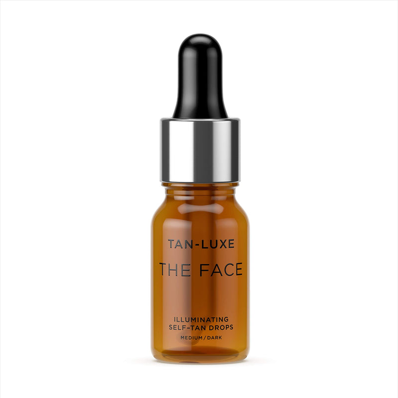 [Australia] - Tan Luxe THE FACE Self Tan Drops, Dark (10 ml) Add Tanning Drops to Skin Care for Custom Face Tan, Cruelty Free & Vegan The Face Dark 