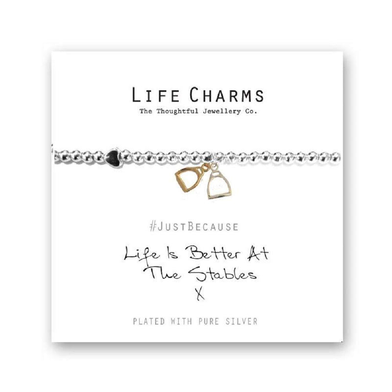 [Australia] - Life Charms Life is Better at The Stables Bracelet 