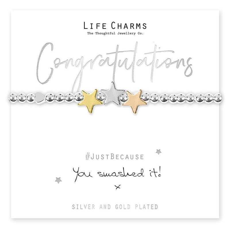 [Australia] - Life Charms Women Jewellery You Smashed It Bracelet Wristband Ladies Gift 
