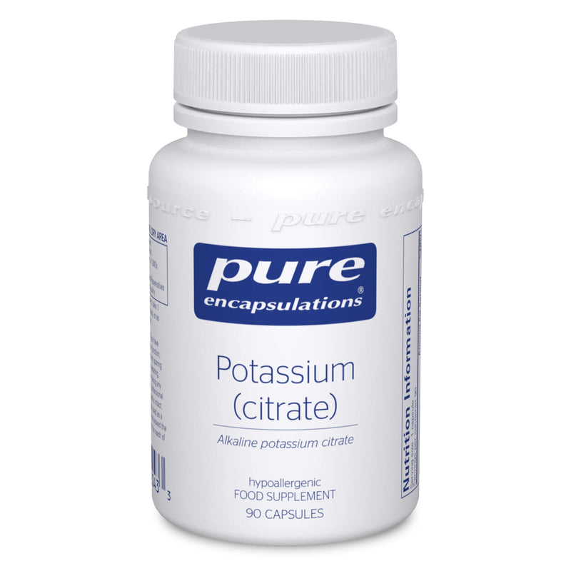 [Australia] - Pure Encapsulations - Potassium (Citrate) - Essential Mineral for Vascular Function and Overall Health - 90 Capsules 