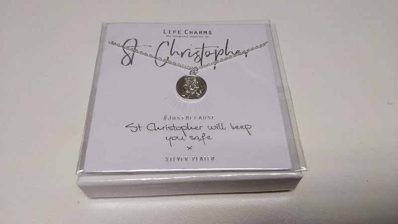 [Australia] - Life Charms St Christopher Will Keep You Safe Necklace 