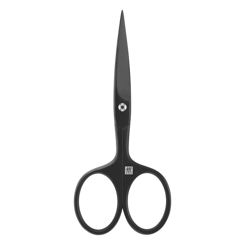 [Australia] - ZWILLING Twinox M Beard Scissors Premium Care Scissors for Men, 115 mm, Carbon Matt Black 