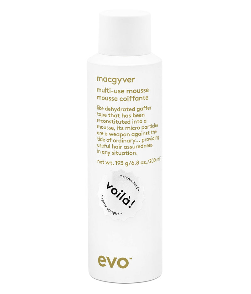 [Australia] - EVO Macgyver Multi-use Hair Mousse, 200ml 200 ml (Pack of 1) 
