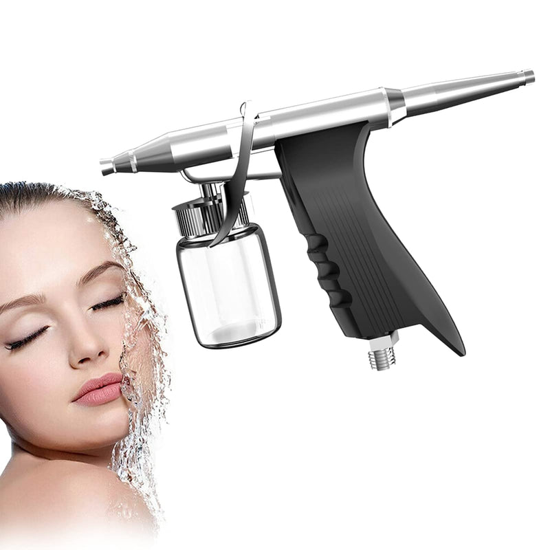 [Australia] - Airbrush Spray Gun Kit, Water Machine Accessory Tools Professional Airbrush Tattoo Art Decoration Tool for Facial Moisturizing Cleaning Pores Clear Beauty Sauna Spa 