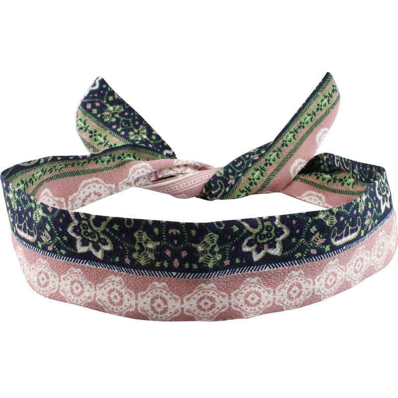 [Australia] - Wire Headband Head Wrap Dusky Pink Floral 