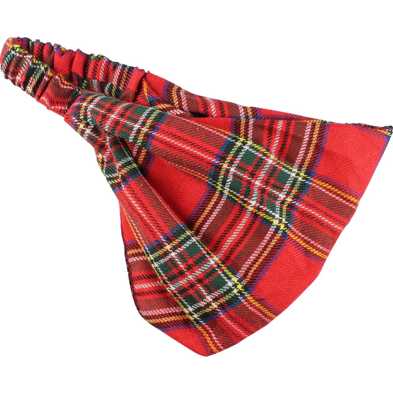 [Australia] - Head Wrap 3 in 1 Headband Red Tartan 