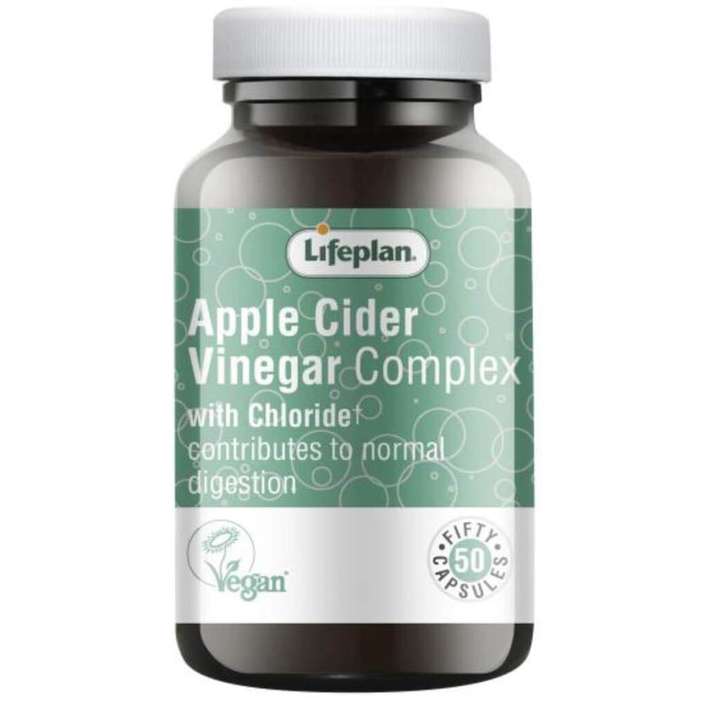 [Australia] - Lifeplan Apple Cider Vinegar Complex Capsules x 50. Award Winning Product. with sea kelp, Dandelion & Burdock. 50 Count (Pack of 1) 