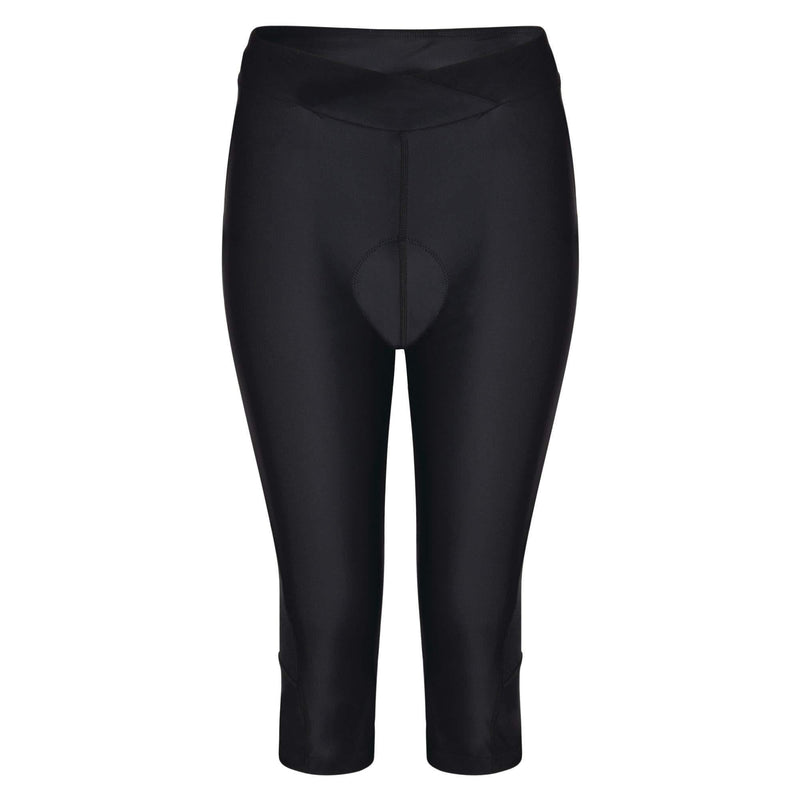 [Australia] - Dare 2b Women's Worldly Lightweight Quick Drying Gel Injection Cycling Capri 10 Black 