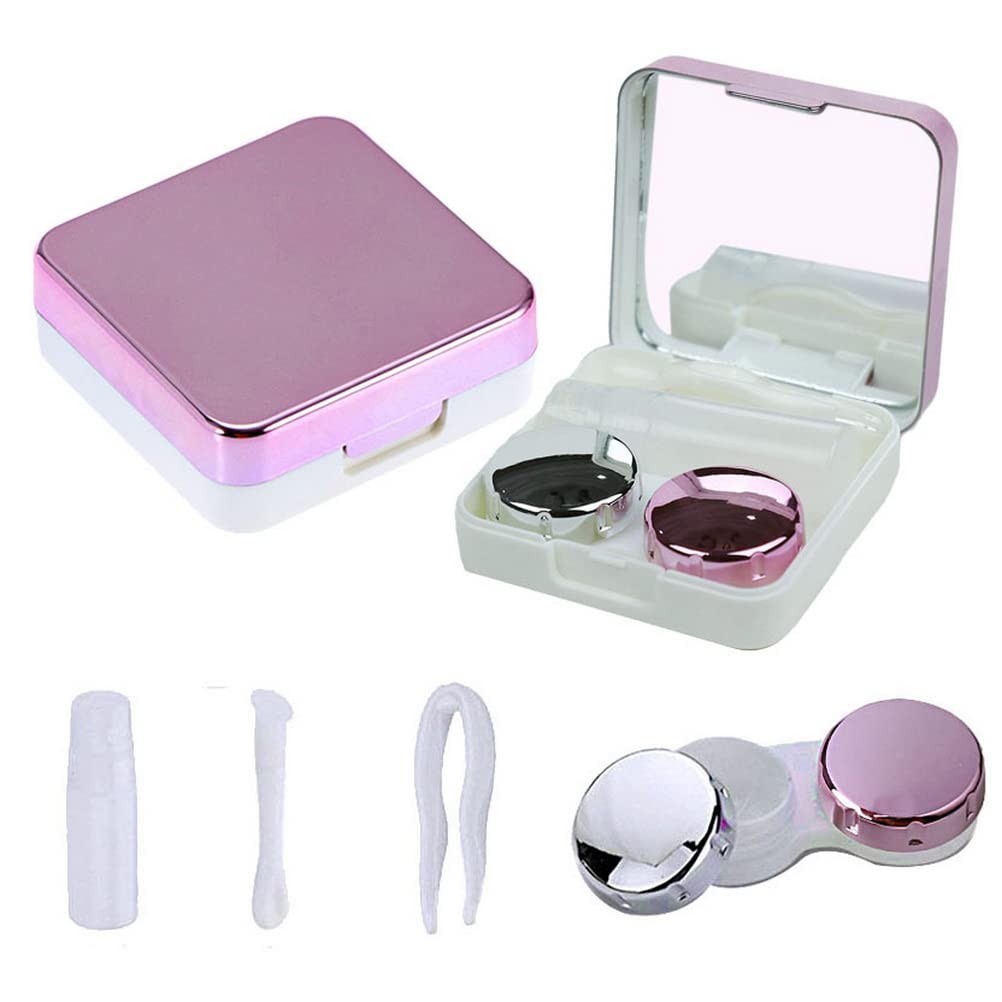 [Australia] - nuosen Random Color Travel Contact Lens Case, Travel Kit Case Easy Carry Mini Box Container Contact Lens Holder 