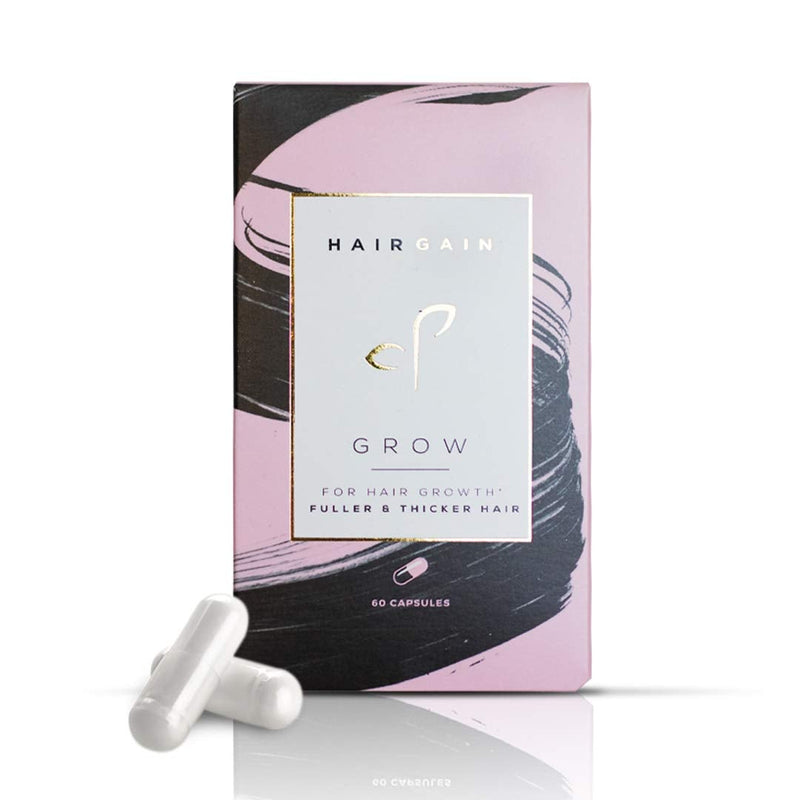[Australia] - Grow by Hair Gain 1 Month supply 60 Capsules Fuller Thicker Hair in one month 