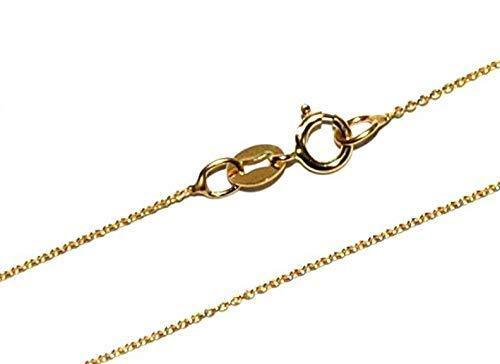 [Australia] - Markylis - Real Stunning 9ct Gold FINE Micro Belcher Link Anchor Chain Necklace - 0.8mm - 20inch - 20" 