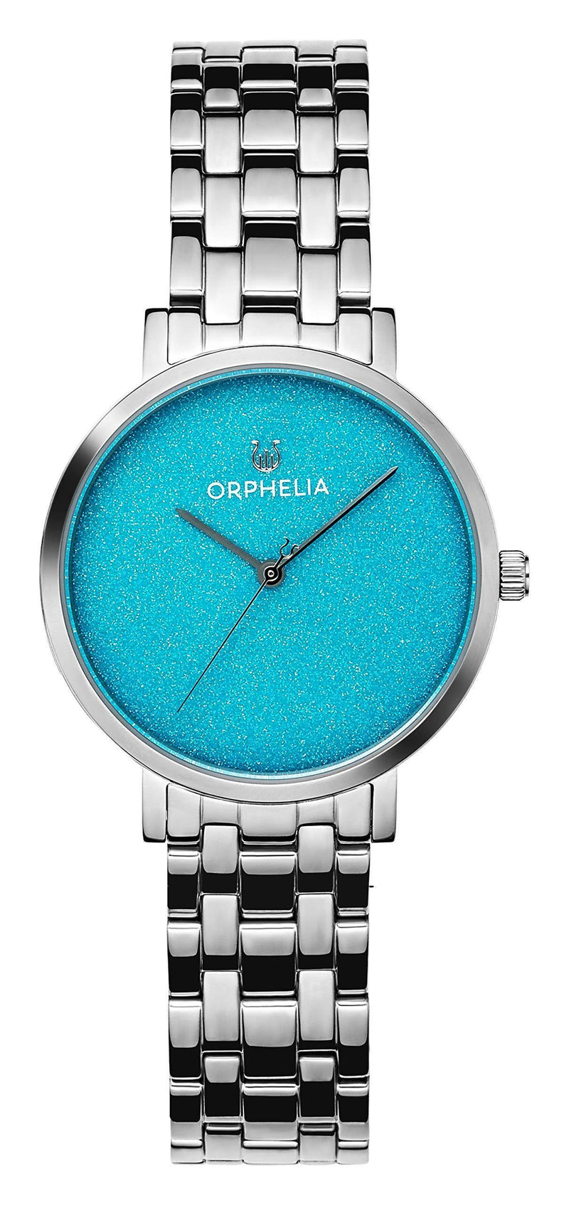 [Australia] - ORPHELIA Womens Analogue Watch Stardust Stainless steel Silver/Blue 