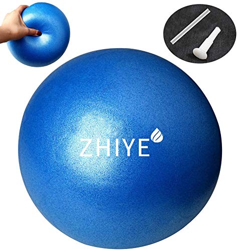 [Australia] - ZHIYE Pilates Yoga Ball Exercise Ball Core Fitness Bender, Yoga, Stability, Barre, Training Physical Therapy Anti-Slip Swiss Ball Gym Home 25CM Diameter Blue 