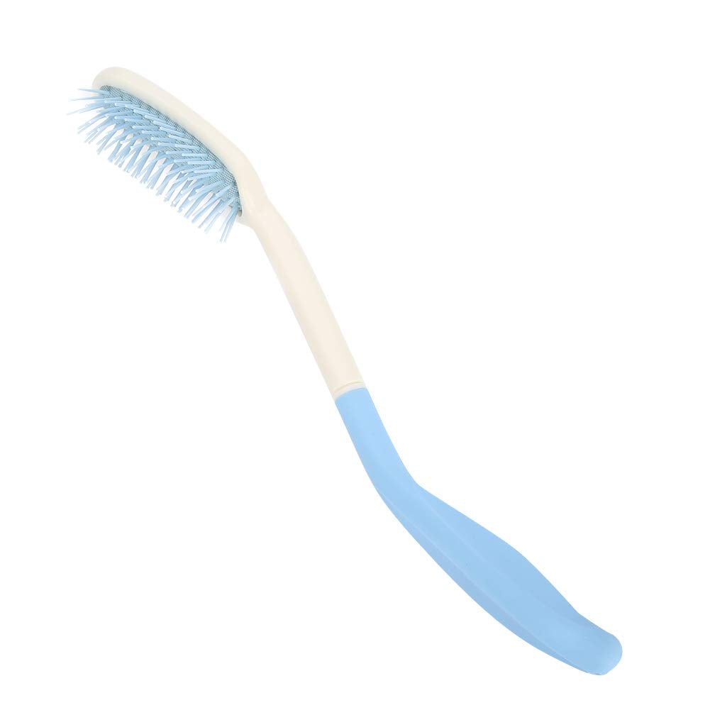 [Australia] - Long Handle Soft Comb how long handled hairbrush, Long hair brush Anti-slip Handle Comb, Soft brush, Beauty Hair for Adults, Children, the Elderly and Hand Disabled Inconvenient Upper Limb Activities Blue 