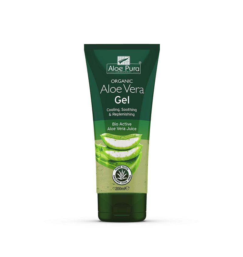 [Australia] - Aloe Pura Aloe Vera Gel Skin Treatment 200ml Pack of 4 Packaging May Vary 