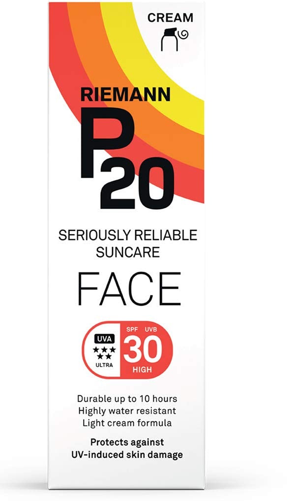 [Australia] - Riemann P20 Face Sun cream SPF30 50 g Long Lasting UVA and UVB Protection for up to 10 hours, Highly Water Resistant 