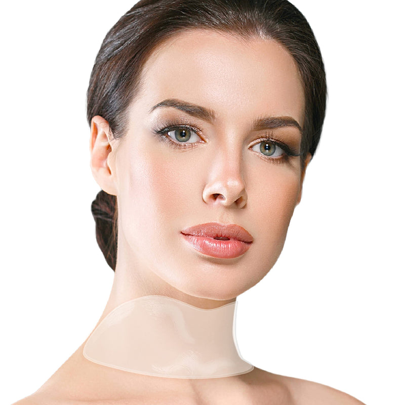 [Australia] - Neck Wrinkle Pads - Anti-Ageing Advanced Neck Firming & Skin Tightening Treatment - Skin-Safe Silicone Skincare Patches - Overnight Reusable Crepe Erase & Neck Lift (1-mo Supply) 2 Neck Pads | Best Seller for Neck Wrinkle Pads 