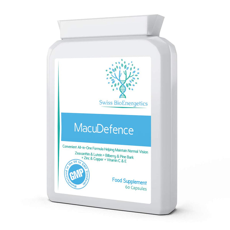 [Australia] - MacuDefence 60 Capsules - Lutein, Zeaxanthin, Bilberry and Pine Bark Along with an Essential Balance of Vitamins & Minerals Proven to Support Normal Eyes, Vision and Macular Health 