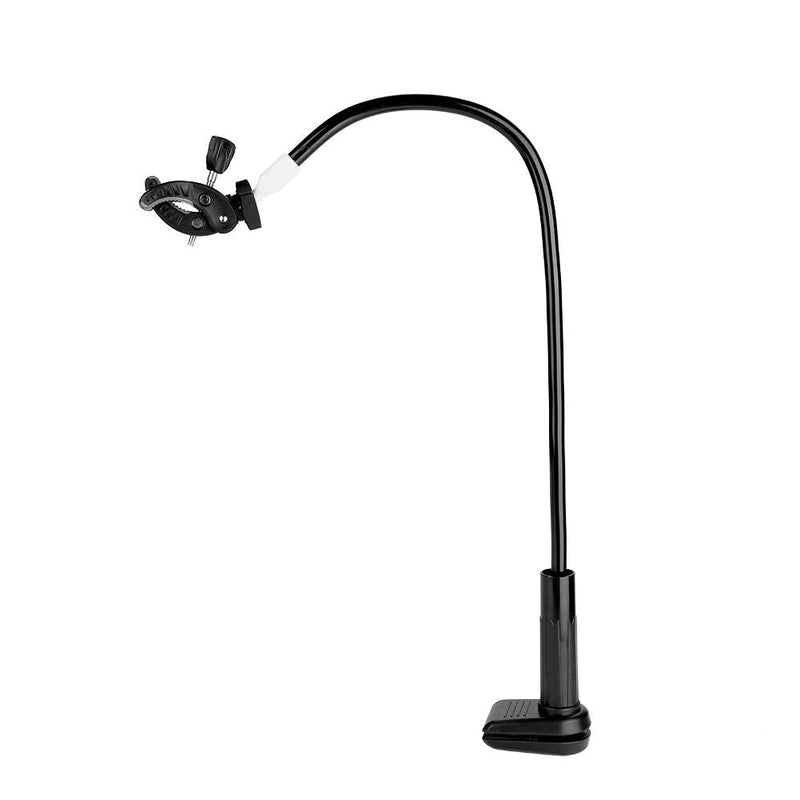 [Australia] - Pet Hair Dryer Holder 360 Degrees Rotatable Hands-free Hair Dryer Stand Aluminum Alloy Gooseneck Dog Cat Grooming Table Hair Dryer Clip Holder with Clamp Mount 