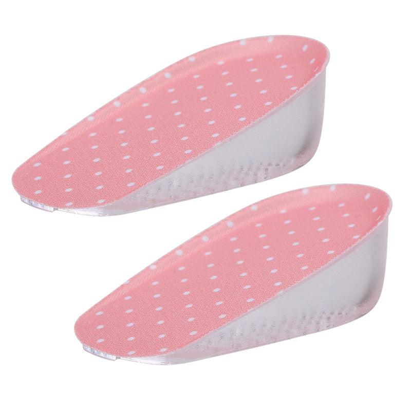 [Australia] - Silicone Shoe Insoles, Silicone Gel Adhesive Insoles Height Increase Foot Orthotic Arch Support Shoes Heel Pads(3.5cm-Pink) 3.5cm Pink 