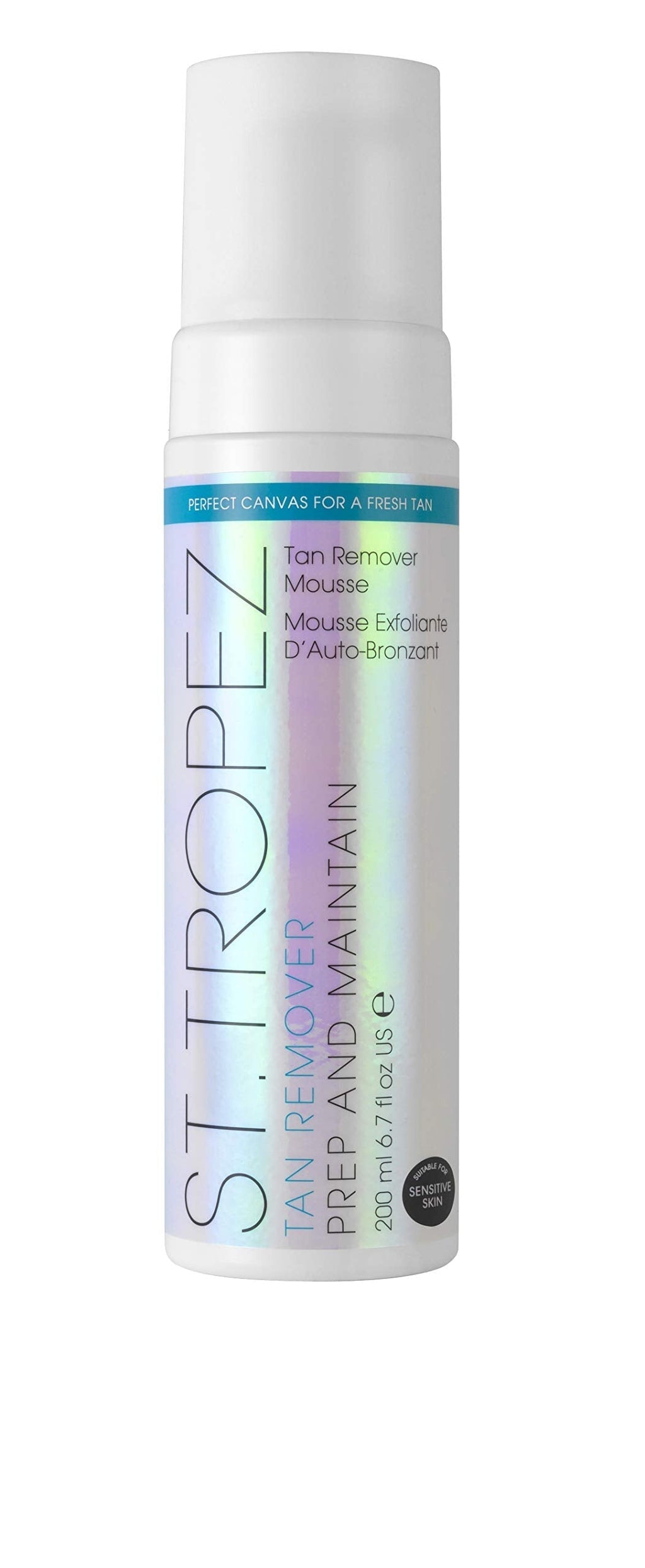 [Australia] - St.Tropez Fake Tan Remover and Primer Mousse, 2-in-1 Prep and Maintain, Detox and Prime Skin, Suitable for Sensitive Skin, PETA Certified, 200 ml 