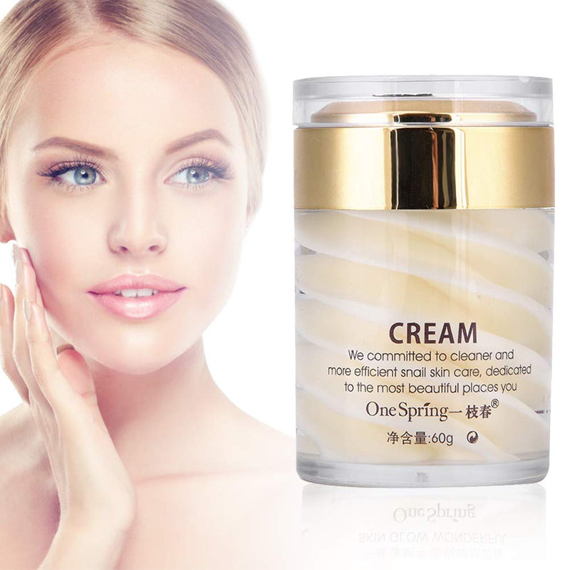 [Australia] - Face Moisturizing Cream, Snail Rejuvenating Face Cream Skinmoisturizer Wrinkles Fine Lines Removal Pigmentation Snail Cream For Nappy Creams Repairing Cream Anti Aging 