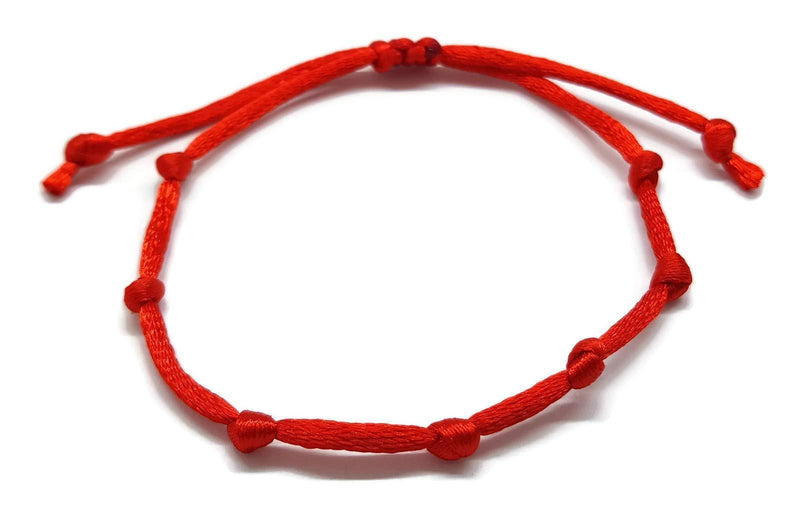 [Australia] - Mystic Jewels by Dalia - Kabbalah Bracelet - Red Thread Cord - Unisex - Adjustable - Evil Eye Protection, Good Luck 