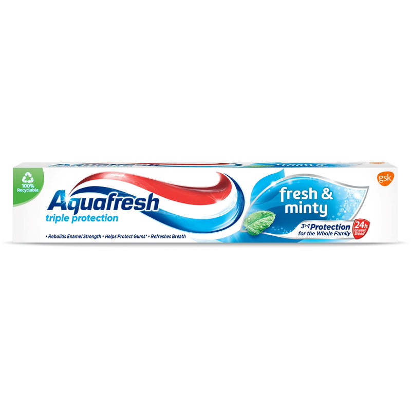[Australia] - Aquafresh Toothpaste Triple Protection Fresh & Minty, 75 ml (Pack of 1) 