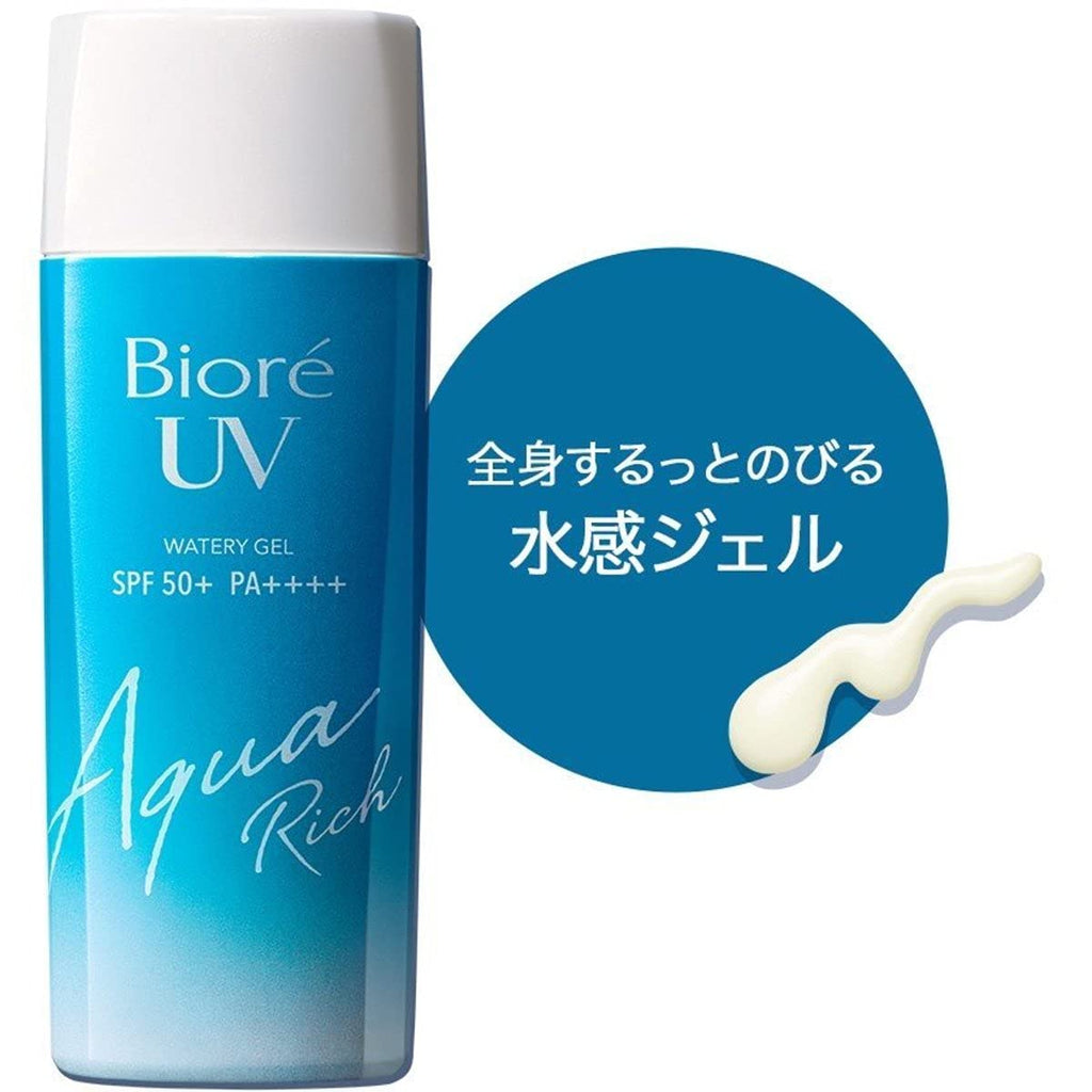 [Australia] - Kao Biore UV Aqua Rich Watery Gel Sunscreen SPF50+ PA++++ 90ml 