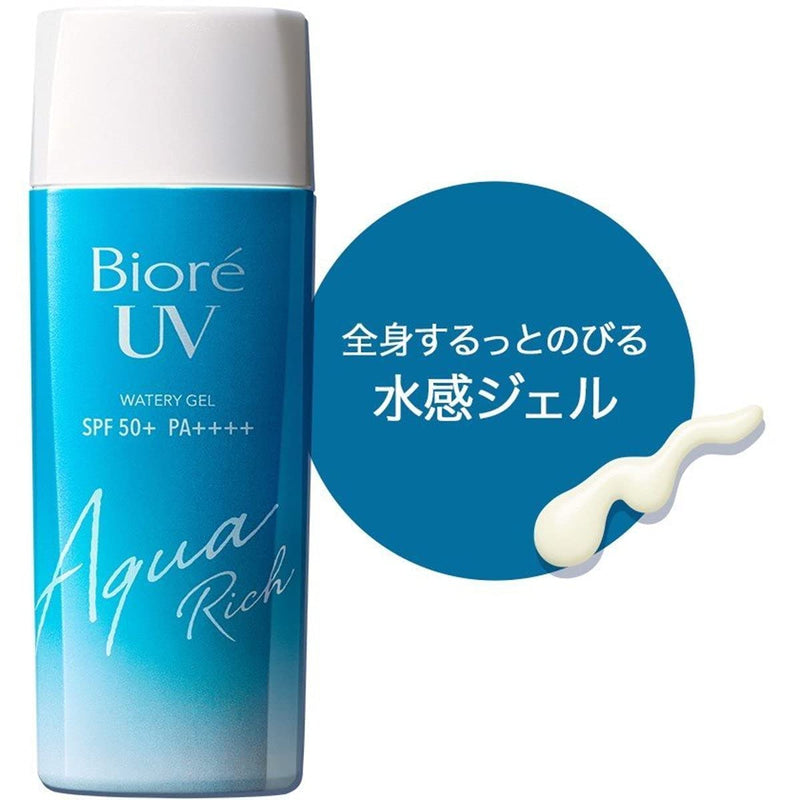 [Australia] - Kao Biore UV Aqua Rich Watery Gel Sunscreen SPF50+ PA++++ 90ml 