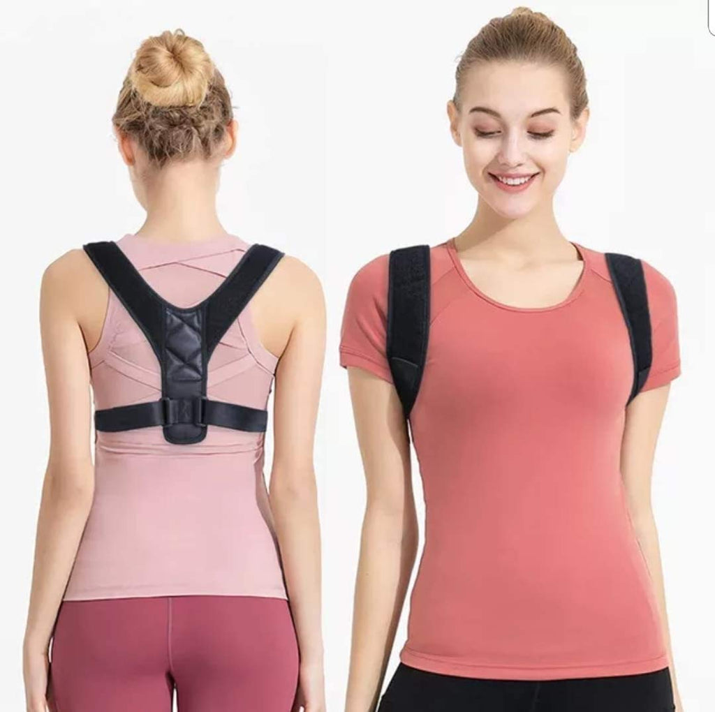 [Australia] - Spinegear posture corrector for women men Adjustable Back brace for Upper Back, Shoulder strap and back Support pain relief Size L (24-48inch) 