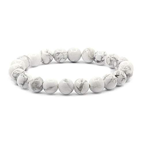 [Australia] - Power Bracelet - White Jasper - Peace & Friendship 