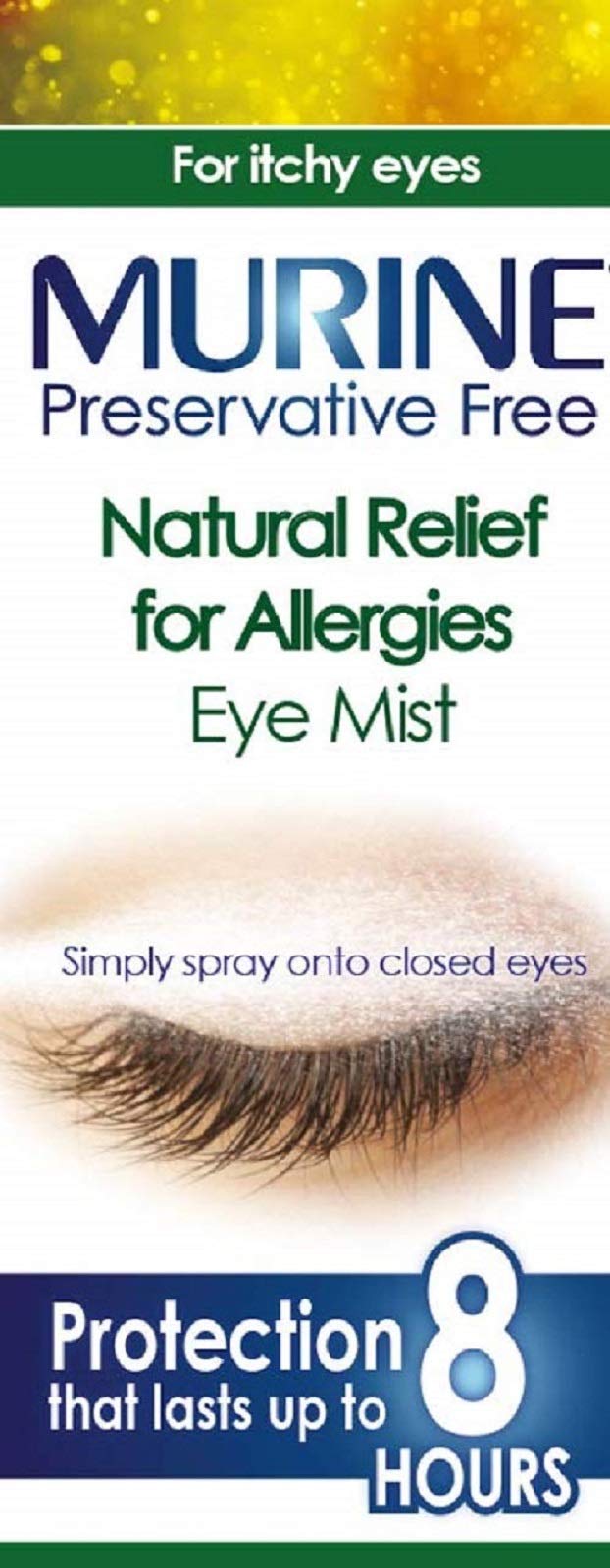 [Australia] - Murine Natural Relief for Allergies Eye Mist for Long Lasting Protection from a Range of Allergies that Lasts Up to 8 Hours, 15 ml 