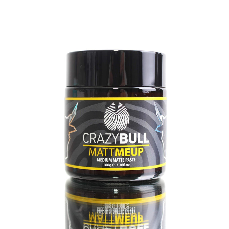 [Australia] - Crazy Bull MattMeUp Matte Finish Medium Hold Styling Paste 100g 