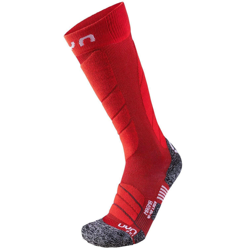 [Australia] - UYN Women's Uyn Ski Magma Lady Socks 41-42 Dark Red/Red 