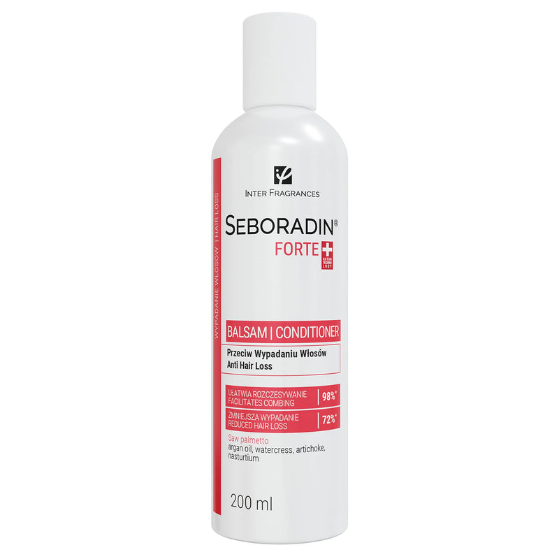 [Australia] - SEBORADIN FORTE Hair Balm for Hair Loss, Hair Thinning Premium Conditioner 200 ml | With Vitamins and Natural Extracts for Thickening and Growth, Natur Technology | Hair & Scalp Treatment | Hair Care 