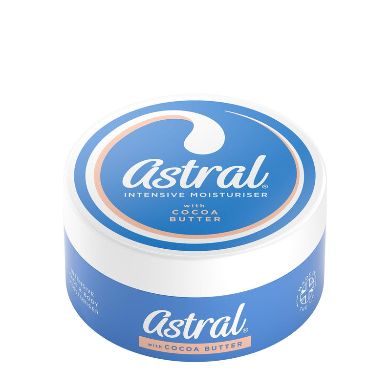 [Australia] - Astral Face & Body Intensive Moisturiser Cream with Cocoa Butter 200ml 200 ml (Pack of 1) 