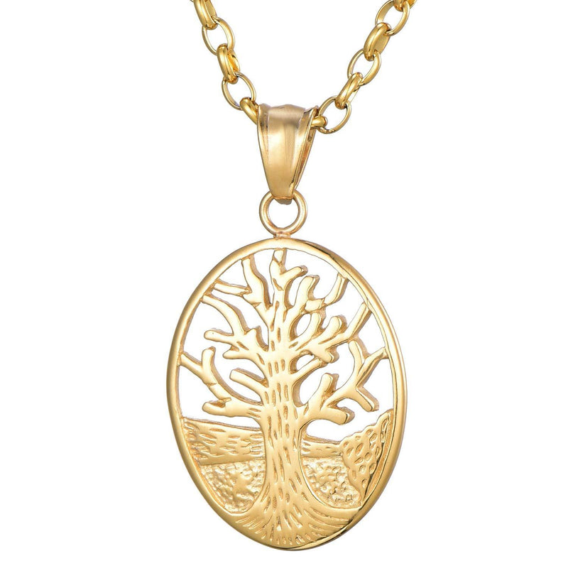 [Australia] - Morella Ladies Necklace with Tree of Life Pendant 27.56 inch (70 cm) in a Jewellery Bag Prosperity 