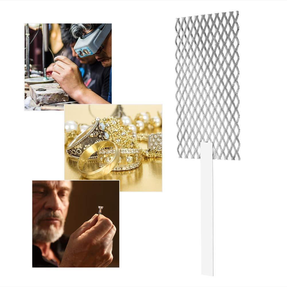 [Australia] - Jewelry Plating Plater Tool Mesh with Handle - Platinized Titanium Anode Rhodium 