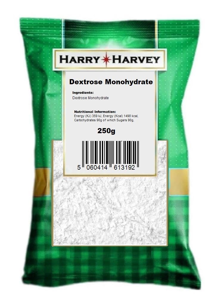[Australia] - 250g Dextrose Monohydrate, Glucose Powder, Brewing Sugar, Wine Beer making - Harry Harvey 