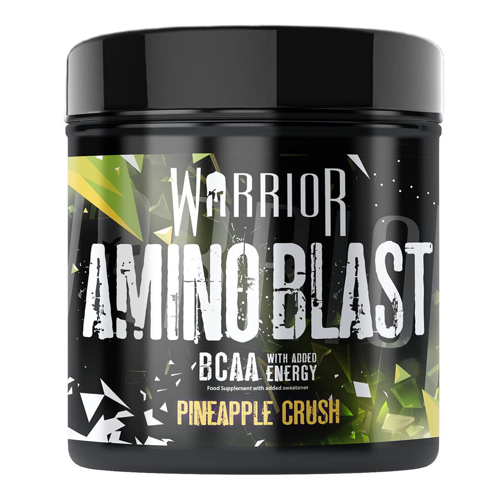 [Australia] - Warrior, Amino Blast - 270g - Branch Chain Amino Acid Powder (BCAA) - Helps Build Lean Muscle and Speed Up Recovery, Pineapple Chunk 