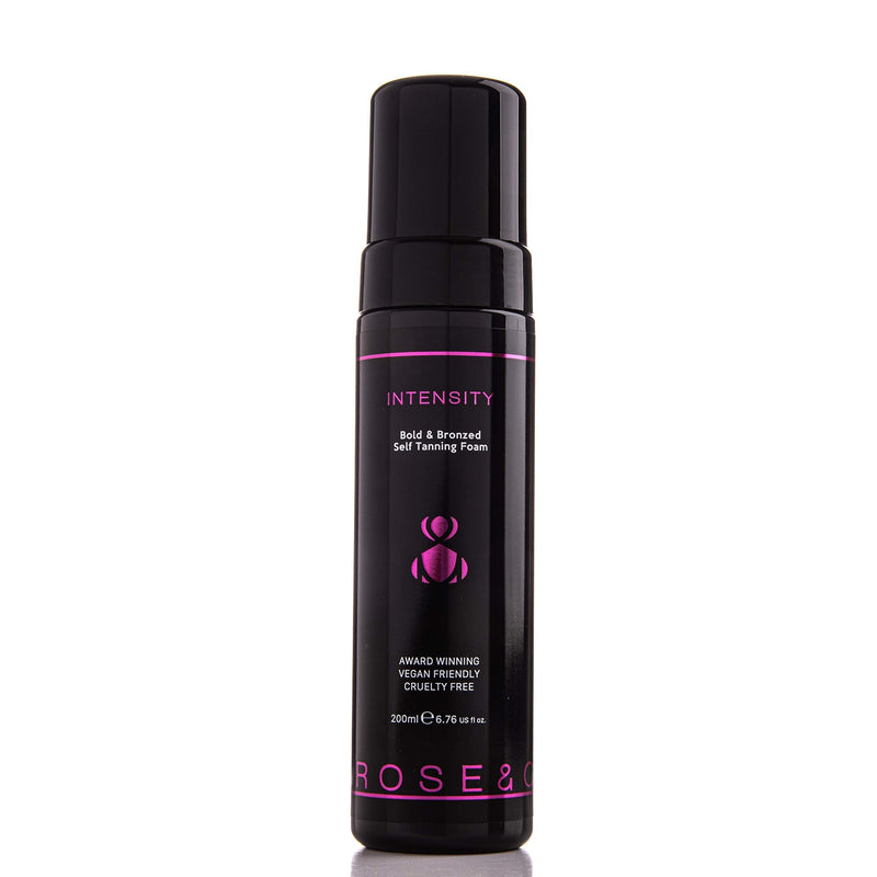 [Australia] - Rose & Caramel Intensity Dark Bronzed Self Tanning Mousse 200ml. Bronze, Sunless Self Tanner, Hydrating & Longlasting. Dark Fake Tan 