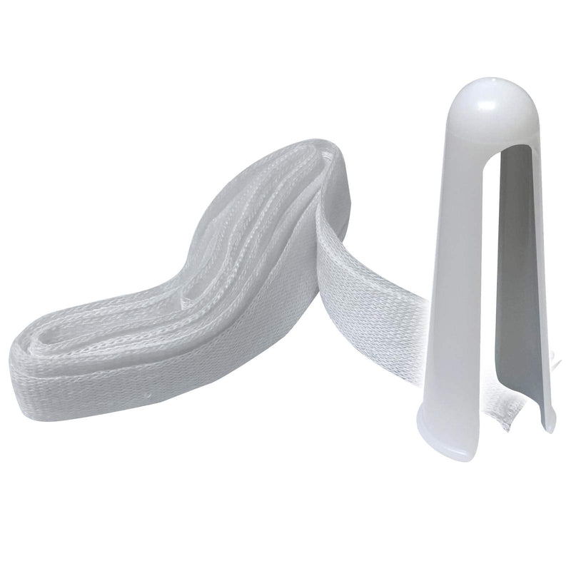 [Australia] - Comfinette Size '01' Tubular Viscose Stockinette Bandage - Unstretched (Flat Diameter Width) 1.5cm - Ideal for Fingers and Toes - 2m Length + Applicator 