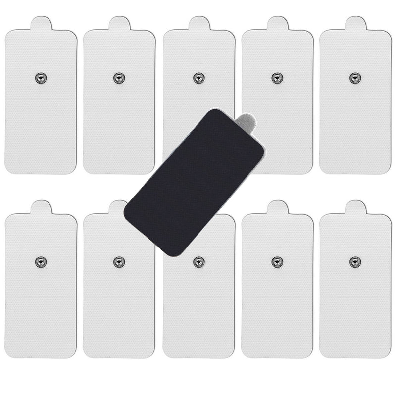 [Australia] - LiteTour 10 Pieces Large Electrodes Replacement Pads for TENS Unit Pads for TENS Massager 