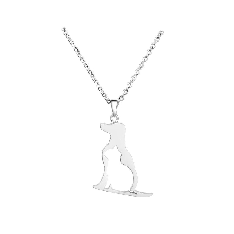 [Australia] - Dog Cat Necklace for Animals Lover Pets Necklace Personalized Gift 