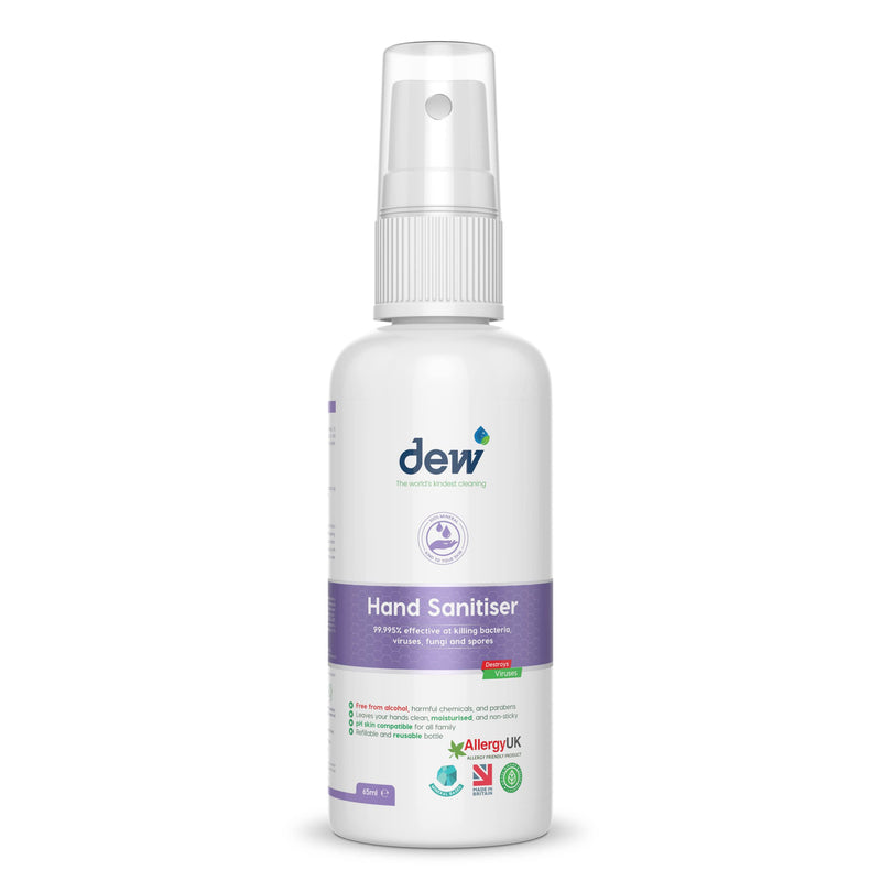 [Australia] - Dew Hand Sanitiser - Alcohol free. Electrolysed Water Technology - 100% Hypoallergenic, Non-Irritant, suitable for sensitive skin and kids. 65 ml Hand Sanitizer Spray 