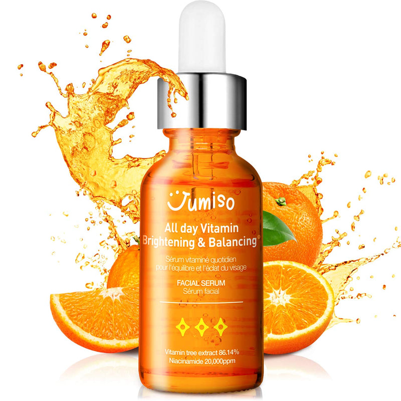 [Australia] - Jumiso Vitamin serum & Hyaluronic Acid for face All day Brightening & Balancing Anti-aging and wrinkle ingredients. Suitable for Derma Roller 