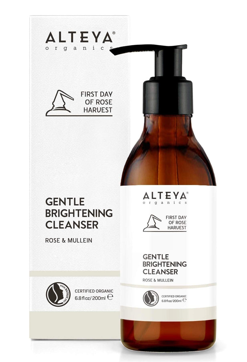 [Australia] - Alteya Organic Gentle Brightening Cleanser Rose & Mullein 200 ml - NaTrue Certified Organic Pure Natural Skin Care 